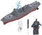 Navire télécommandé Militaire 2.4GHz, Mini Navire de Guerre télécommandé de Simulation Militaire, Jouets pour Enfants (803A)