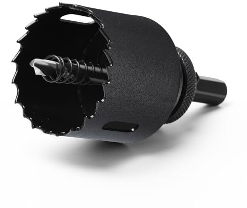 HSAWBIT HSS Bi-Metal 60mm Hole Saw, M42 Fast Cut Extra Cobalt Hole Cutter 45mm Cutting Depth, For Stainless Mild Sheet Wood Plastic Various Materials