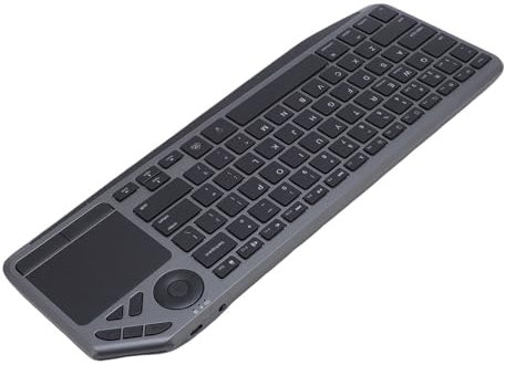 Wireless Keyboard with Touchpad, Touch Keyboard with Multi System Support & 7 Color Backlighting, 1000mAh Battery & Type-C Interface, Compatible with Android, for