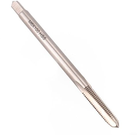 M6 verlängerter langer Schaft Gewindebohrer für präzises Bohren für X1 0 für X100 mm HSS RH Design