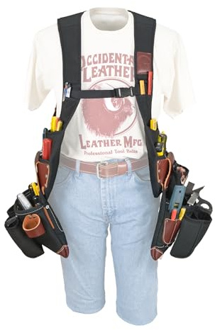 Occidental Leather SuspendaVest OxyLight Package - 36 Pockets & Tool Holders - Fully Adjustable - Made in USA