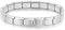 Quiges - 9mm Italian Style Modul Armband Edelstahl Matt Komplett für Italienische Charm Module