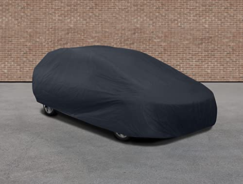 APA 38617 Vollgarage Auto XL, für Van, Autoabdeckung, Autoplane, Polyester, witterungsbeständig, blau