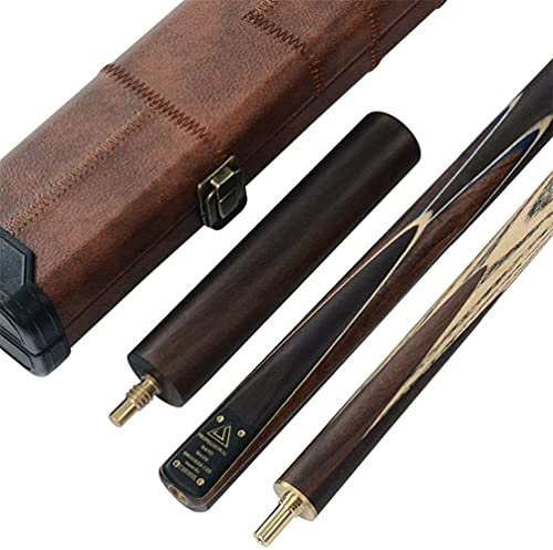 CUESOUL Clásico Hecho a Mano de 57 Pulgadas Rosewood 3/4 Pieza Snooker Cue Cue + Case y Extensión (CSSC010)