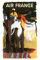 Unbekannt Air France – Marke A. Golven 1950 – 50 x 70 cm zeigt/Poster