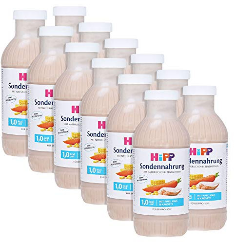 HIPP Sondennahrung Pute Mais & Karotte Kunstst.Fl. 12x500 Milliliter