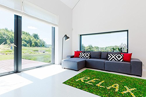 Tapis Relax gazon PVC Plusieurs tailles | moquette adulte pvc | sol vinilico pour adultes 95 x 95 cm