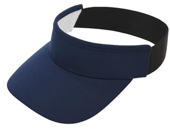 mh michael heinen Damen Visor, Sonnenhut, Sonnenschutz, elastisch sportlich, modern navy OS
