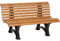Blome Gartenbank Amrum – Sitzbank in Holz-Optik, Outdoorbank für Garten, Balkon, Terrasse, 2-Sitzer, Made in Germany
