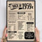 66 Geburtstag Geschenk, Alte Zeitung Holzbild Back in 1959 Vintage personalisierbar zum Hinstellen/Aufhängen opt. beleuchtet, 66 Geburtstag Frau, 66 Geburtstag Mann, 66. Geburtstag, 66 Geburtstag Deko