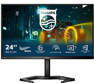 Philips Gaming 24M1N3200VS - 24 Pulgadas FHD Monitor, 165Hz, VA, 1ms, bajo retraso de Entrada, FreeSync, Altavoces (19820 x 1080 @ 165Hz, 350 CD/m², HDMI 2.0 / DP 1.2)