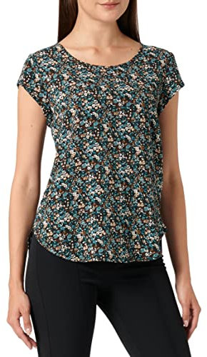ONLY Onlvic Ss Aop Top Noos Ptm, Camicia Donna, Balsamo Verde/Aop: Fall Ditsy, 42
