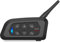 EJEAS V4 Plus Motorrad Gegensprechanlage, Motorradhelm Bluetooth 5.1 Headset mit FM und CVC Rauschunterdrückung für 4 Personen Vollduplex Intercom (1 Stück)