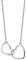 Aleasha Silber 925 Herz Halskette Ineinandergreifende Herz Kette Damen Mutter Tochter Kette Schmuck Geschenk