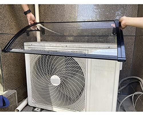 Cubierta De Aire Acondicionado Toldo De La Puerta Toldo Ventana Al Aire Libre Cubierta De Refugio contra La Lluvia para El Porche De La Puerta Delantera/Trasera