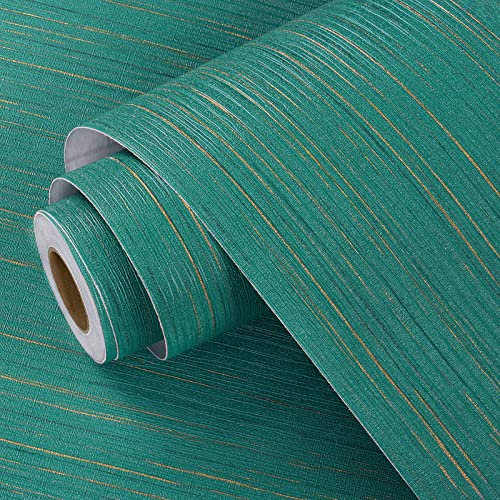Tapete Grün Selbstklebend Klebefolie für Möbel Wand Tapeten Wohnzimmer Küche Türkis Selbstklebende Folie Küchenschrank Schrank Dekofolie Möbelfolie Grün Strukturtapete Schlafzimmer 40cm X 200cm