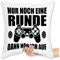 Shirtracer Kissen 40x40 Zierkissen - Statement - Nur noch eine Runde Dann höre ich auf - Geschenke für Zocker Zocken Gaming Gamer Geschenkideen Sprüchen - 40 x 40 cm - Weiß - zockerkissen mit Spruch