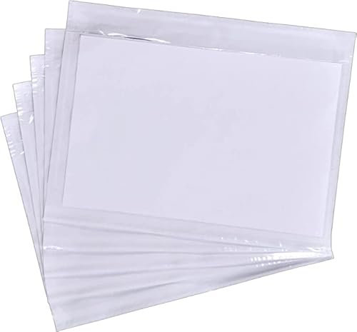 Pakomat Lieferscheintaschen Dokumenttaschen DIN C5 für A5 transparent selbstklebend (500)