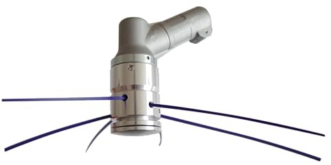 Ratioparts Freischneider Alu Fadenkopf Trottola Maxi Combi, Aufnahme 20,0/25,4 mm