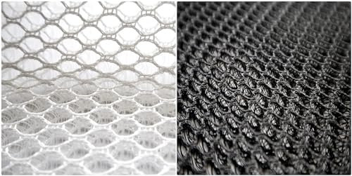 Ch.Cabanski Abstandsgewirke Weiß - Air Mesh - 10mm - 410g/m² - Verschiedene Längen - GLS Versand 90x200cm Black