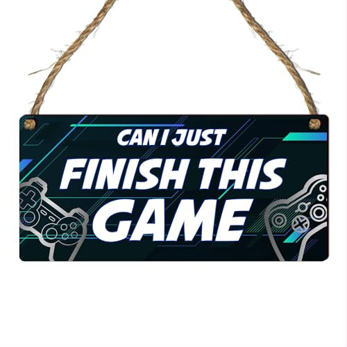 Gamer Plaque - Gaming Themed Bedroom Decor | Perfect Gamer Gift for Boys, Xbox & PlayStation Enthusiasts | Ideal Gaming Dad Gift | Unique Game Room Sign & Wall Decor (Design 1)