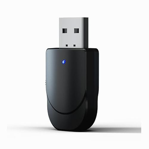 USB Bluetooth Adapter, 2 in 1 Bluetooth 5.0 Transmitter Empfänger Klinke Bluetooth Sender, mit 3,5mm Digitales Audiokabel für TV/Stereoanlage/Auto Home Stereo