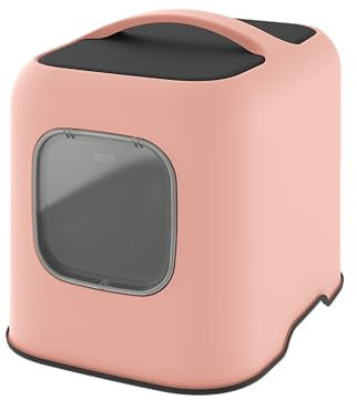 ROTHO - Katzentoilette 57 x 39 x 40 cm - Toilettenbox - Rosa