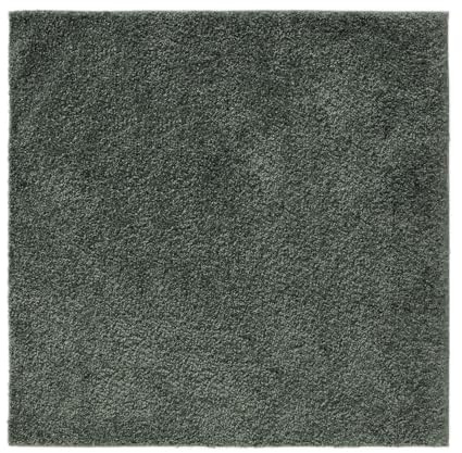 benuta Basic Hochflorteppich Soho - hellgrun 200x200 cm - Kuschelig Weicher Teppich im Minimalistischen Look - Pflegeleicht - Fußbodenheizung Geeignet