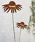 Terma Rost Sonnenhut XXL 110 cm Höhe Sonneblume Gartenstecker rost Gartenfigur groß Metallfigur Garten Blumenstecker dekostecker rostgartendeko rostdeko Gartendeko Metall deko metallstecker edelrost