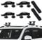 Roof Box U Bolt Clamp - Roof Rack Mounting Brackets, 4 Cargo Carrier Rack Bolts - 85mm Inside Width Roof Rack U Bolt Clamps With 8 Lock Nuts, 2 Straps, Car Van Mounting Accessories