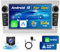 Podofo 2+64G Autoradio für Opel Astra Antara Vectra Corsa Zafira Meriva Vivaro Combo mit Carplay Android Auto 7 Zoll Autoradio mit GPS Navigator, Bluetooth WiFi RDS + Rückfahrkamera, Silber
