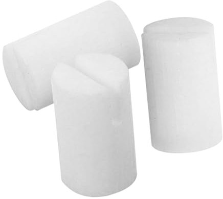 VINTORKY 3pcs Banjo Bone Nut Replacement for String Banjos Ox Bone Material for Enhanced Resonance and Sound Quality for Repairing Replacing Worn Nuts