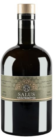 Traditioneller Kräuterbitter • Salus Kräuterschnaps • Rezeptur von 1848 • 100% natürliche Zutaten • Mild • Bitterkräuter Schnaps • ähnlich Schwedenbitter • 500ml
