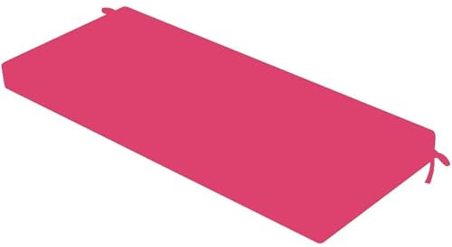 HLXHG 3cm Dicke Sitzauflage Sitzkissen Bank, Bankauflage Outdoor Wasserdicht, rutschfeste Bankkissen Sitzpolster Waschbare, Gartenbank Auflage Stuhlkissen Bankpolster Für Fensterbank,Rosa,120x30x3cm