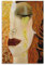 Goldene Tränen Gustav Klimt Kunstgemälde-Poster auf Leinwand, Wanddekoration, Raumdekoration, ästhetischer Schulbedarf, Gemälde, 60 x 90 cm