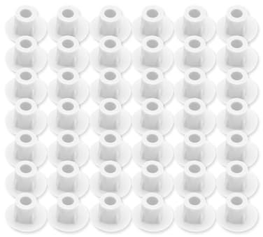 Drill Hole Cover Caps, 600 Pcs 5mm(3/16) Plastic Round Hole Plugs Screw Hole Caps Covers, Drilling Cover Plugs for Cabinet Cupboard Shelf Furniture
