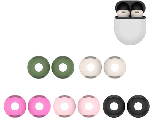Ear Tips Earbuds for Google Pixel Buds Pro 2, Soft Rubber Eartips Buds, 5 Pairs