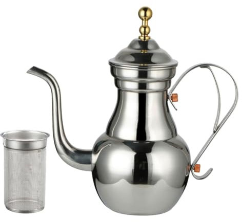 MAGICLULU Cafetera con Estrecho Cafetera de Corte Tetera de Infusión Manual Tetera con Hervidor de Café