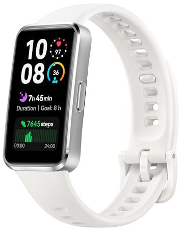 HUAWEI Band 10 Smartwatch, Monitoraggio del Fitness Tramite AI, Analisi Avanzata del Sonno, Variabilità della Frequenza Cardiaca Media Durante il Sonno, 14 Giorni, Lega dall’Alluminio, iOS & Android