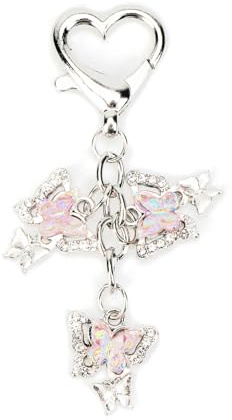 Tranbath Schlüsselanhänger mit farbigem Schmetterling, Geschenk für Frauen, Geburtstagsgeschenk für Freundin oder Schwester, Kleine Geschenke für die Guter Freundin, Geschenkideen für Frauen