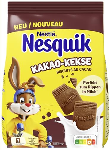 Nestlé NESQUIK Kakao-Kekse, 1er Pack (1 x 180g)
