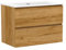 Baikal Mueble de Baño Klay. Mueble MONTADO. 2 Cajones Suspendido con Lavabo. Armario de Baño. Lavabo Ceramico. 90cm Teka.