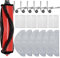 Dxyue 17 piezas de repuesto compatibles con robot aspirador Roborock Q7 M5/Q7 M5+/Q7 L5, 1 cepillo principal, 6 cepillos laterales, 4 filtros HAPE, 6 almohadillas para fregona