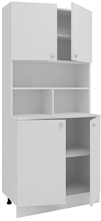 haaus Küchenbuffet Opa, Weiß, 80 cm