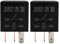 2PCS 12V Relay 30A 4-Pin Heavy Duty Automotive Relays for Car Truck Motorcycle Electrical Systems, Multi-Purpose Standard Power Relay Kit for Horn, Lights, Fuel Pump, Fans and 12V Accessories
