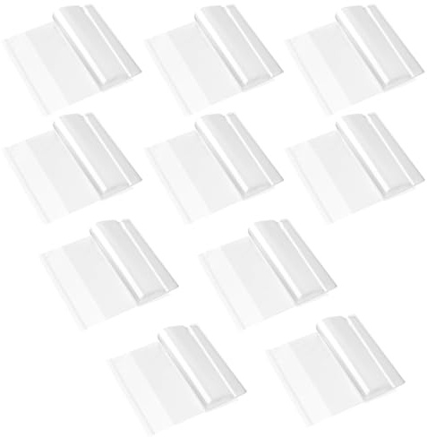 OUDQFCJ 10 Stück Transparenter Buchumschlag, Buchumschläge Schulbücher 26, Wasserdichte Buchhülle, Schutzhülle Für Schulbücher, Buchhüllen Für Schule Und Büro