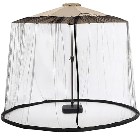 Zanzariera per Gazebo Zanzariera for ombrellone da giardino, for esterni, for patio, tenda a baldacchino, zanzariera regolabile con corda(380x240cm)