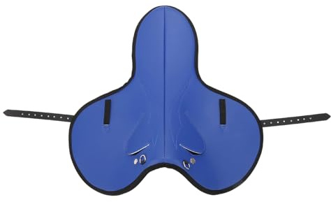 Tapis de Selle de Cheval, Demi-Selle Western en Cuir Absorbant Les Chocs 3D avec Sangle et Cadre en Résine, équipement et Accessoires D'équitation