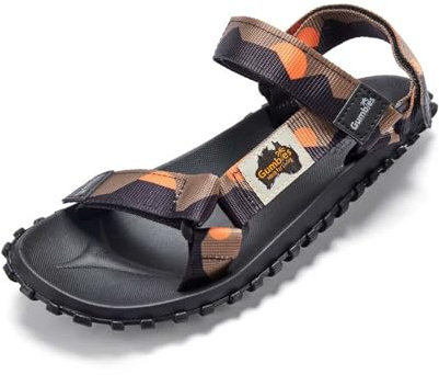 Gumbies Scrambler Unisex-Sandalen mit recycelten Riemen und recycelter Gummisohle, Komfort garantiert