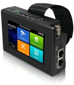 Tester CCTV, Tester for telecamere IP for testare analogiche CCTV con monitor portatile POE da 4 pollici